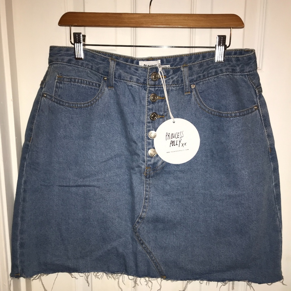 Princess Polly Dreamland Denim Mini Skirt